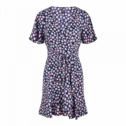 Robe Manches Courtes Col V Femme PIECES