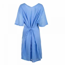 Robe Manches Courtes Cordon Serrage Coton Femme AMERICAN VINTAGE -Tendryne Soldes Boutique robe manches courtes cordon serrage coton femme american vintage 1