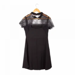 Robe Manches Courtes Dentelle Dos Palpitante Femme GRACE & MILA