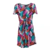 Robe Manches Courtes Fluide Femme VERO MODA -Tendryne Soldes Boutique robe manches courtes fluide femme vero moda
