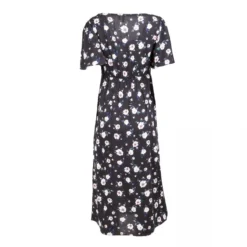 Robe Manches Courtes Longue à Fleurs Femme VERO MODA -Tendryne Soldes Boutique robe manches courtes longue a fleurs femme vero moda 1
