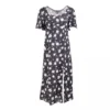 Robe Manches Courtes Longue à Fleurs Femme VERO MODA -Tendryne Soldes Boutique robe manches courtes longue a fleurs femme vero moda