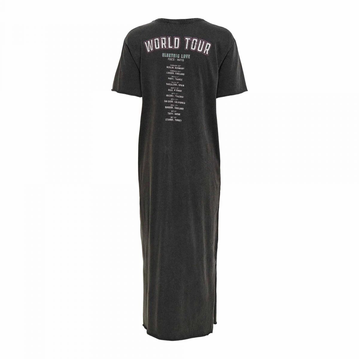 Robe Manches Courtes Longues 100% Coton Imprimé Femme ONLY 5 Robe Manches Courtes Longues 100% Coton Imprimé Femme ONLY – Image 3