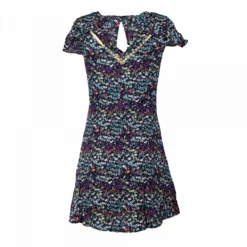 Robe Manches Courtes Noire Petites Fleurs Femme GRACE & MILA -Tendryne Soldes Boutique robe manches courtes noire petites fleurs femme grace mila 1