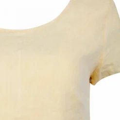 Robe Manches Courtes Patineuse En Lin Femme AMERICAN VINTAGE -Tendryne Soldes Boutique robe manches courtes patineuse en lin femme american vintage 2