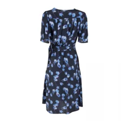 Robe Manches Courtes Portefeuille à Fleurs Femme LA PETITE ETOILE -Tendryne Soldes Boutique robe manches courtes portefeuille a fleurs femme la petite etoile 1