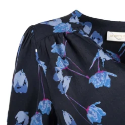 Robe Manches Courtes Portefeuille à Fleurs Femme LA PETITE ETOILE -Tendryne Soldes Boutique robe manches courtes portefeuille a fleurs femme la petite etoile 2