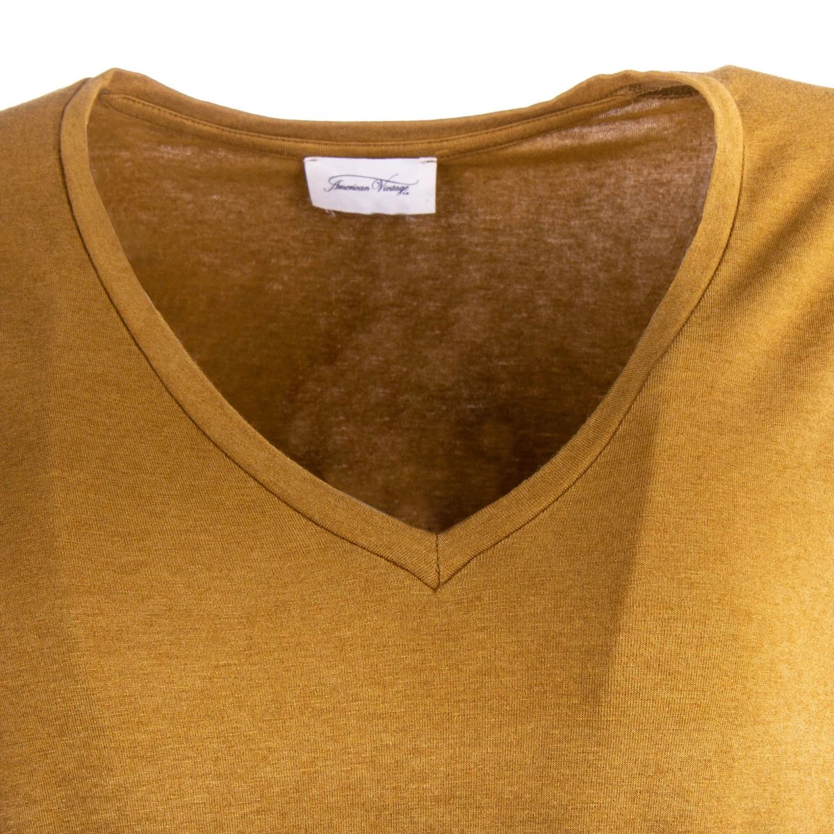 Robe Manches Longues Col V Ceinturée Légère Femme AMERICAN VINTAGE 14 Robe Manches Longues Col V Ceinturée Légère Femme AMERICAN VINTAGE – Image 12