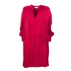 Robe Manches Longues Col V Femme CALVIN KLEIN -Tendryne Soldes Boutique robe manches longues col v femme calvin klein