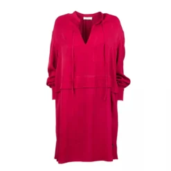 Robe Manches Longues Col V Femme CALVIN KLEIN