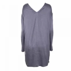 Robe Manches Longues Regular Décolleté V Effet Satiné Femme AMERICAN VINTAGE -Tendryne Soldes Boutique robe manches longues regular decollete v effet satine femme american vintage 2