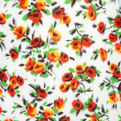 Robe Mi-longue Manches Courtes Fleurie Coton Femme AMERICAN VINTAGE -Tendryne Soldes Boutique robe mi longue manches courtes fleurie coton femme american vintage 2