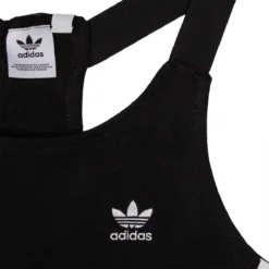 Robe Moulante Dos Nageur Logo Bandes Côtés Coton Stretch Femme ADIDAS -Tendryne Soldes Boutique robe moulante dos nageur logo bandes cotes coton stretch femme adidas 2