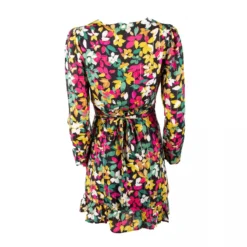 Robe Portefeuille à Fleurs Femme LA PETITE ETOILE -Tendryne Soldes Boutique robe portefeuille a fleurs femme la petite etoile 1