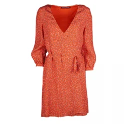 Robe Portefeuille En Soie Fleurie Femme COMPTOIR DES COTONNIERS