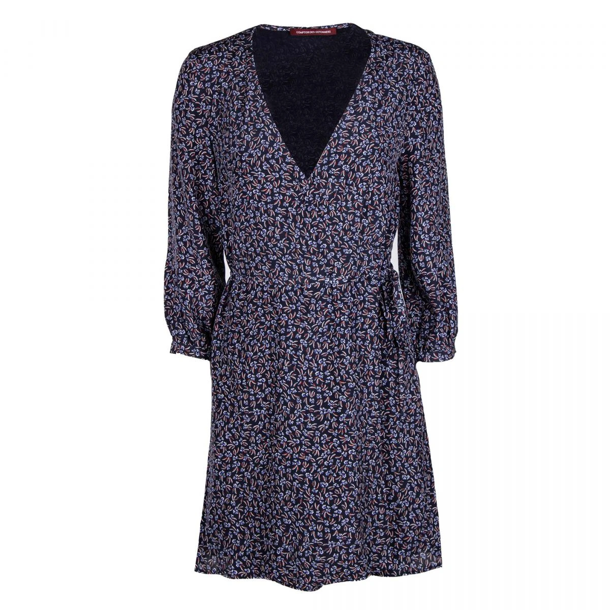 Robe Portefeuille Fleurie En Soie Femme COMPTOIR DES COTONNIERS 3 Robe Portefeuille Fleurie En Soie Femme COMPTOIR DES COTONNIERS