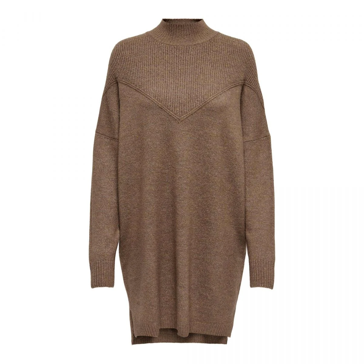 Robe Pull Loose En Maille Structurée Longueur Genou Silly Femme ONLY 4 Robe Pull Loose En Maille Structurée Longueur Genou Silly Femme ONLY – Image 2