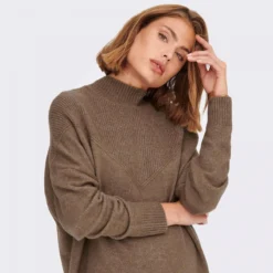 Robe Pull Loose En Maille Structurée Longueur Genou Silly Femme ONLY 32 Robe Pull Loose En Maille Structurée Longueur Genou Silly Femme ONLY -Tendryne Soldes Boutique robe pull loose en maille structuree longueur genou silly femme only 11