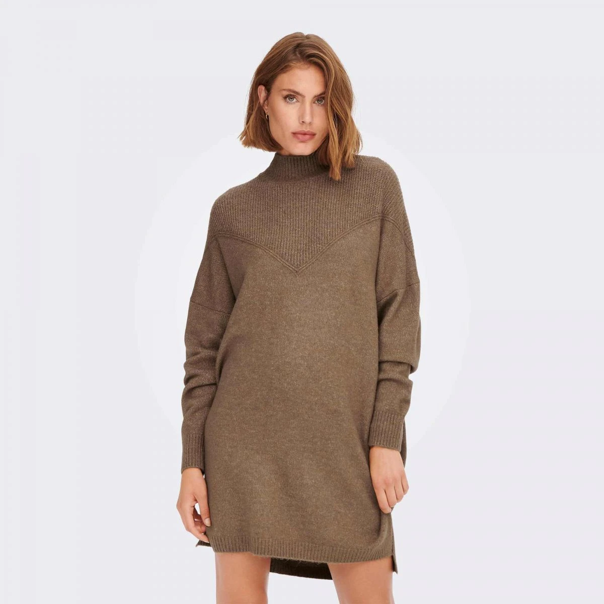 Robe Pull Loose En Maille Structurée Longueur Genou Silly Femme ONLY 10 Robe Pull Loose En Maille Structurée Longueur Genou Silly Femme ONLY – Image 8