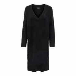 Robe Pull Manches Longues Mi Longue Col V Avec Deux Fentes Macadamia Femme ONLY -Tendryne Soldes Boutique robe pull manches longues mi longue col v avec deux fentes macadamia femme only 1