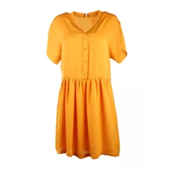 Robe RB Unie Encolure Boutonnée Femme BEST MOUNTAIN