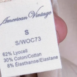 Robe Sans Manches Col Rond Coton Stretch Femme AMERICAN VINTAGE -Tendryne Soldes Boutique robe sans manches col rond coton stretch femme american vintage 3