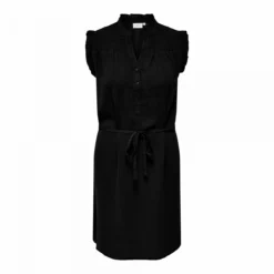 Robe Sans Manches Col V Cintrée Droite Boutons Femme ONLY CARMAKOMA