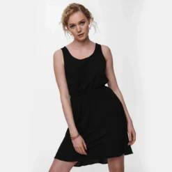 Robe Sans Manches Courte Cintrée col Rond Femme ONLY 8 Robe Sans Manches Courte Cintrée col Rond Femme ONLY -Tendryne Soldes Boutique robe sans manches courte cintreecol rond femme only 1