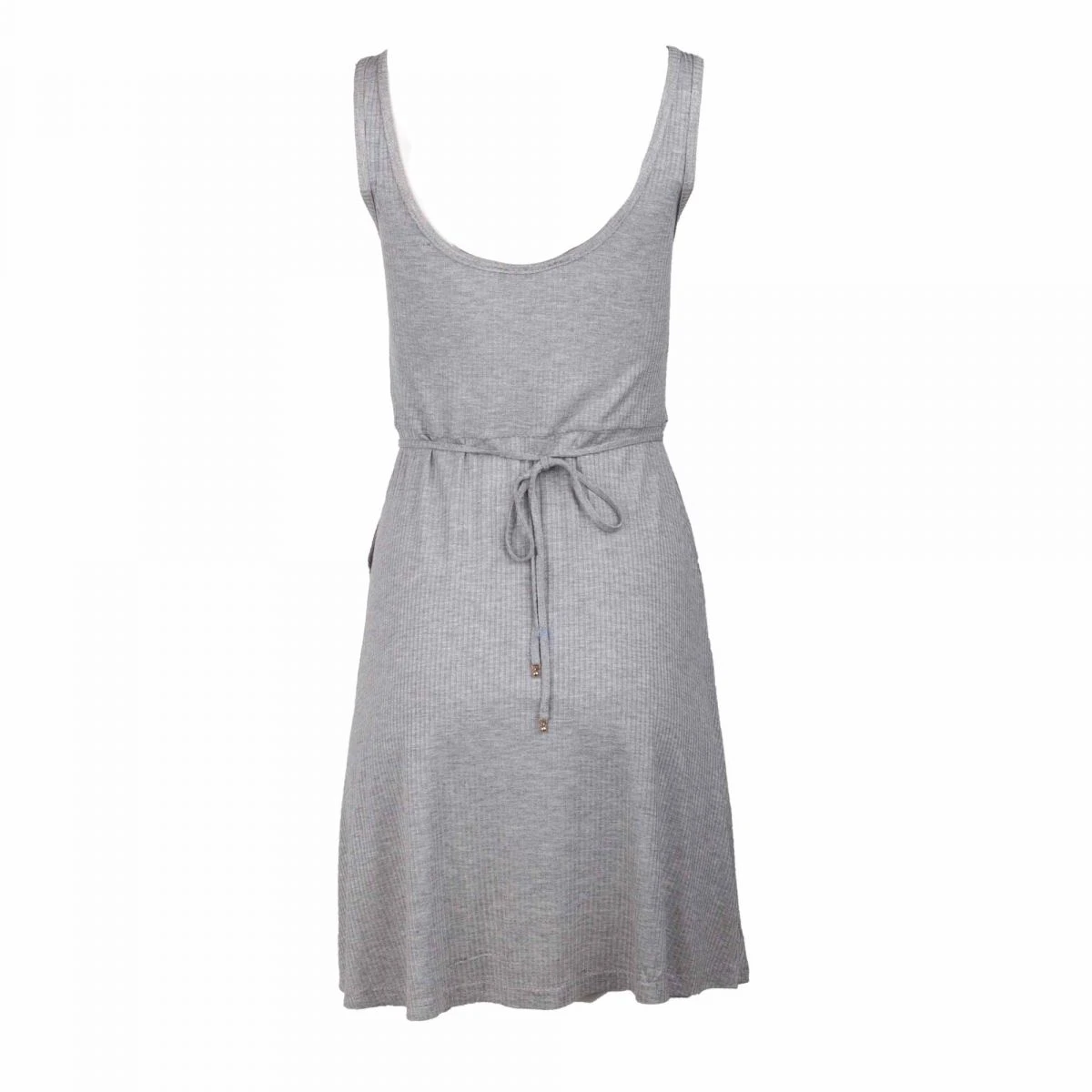 Robe Sans Manches Grise Street Femme GRACE & MILA 4 Robe Sans Manches Grise Street Femme GRACE & MILA – Image 2