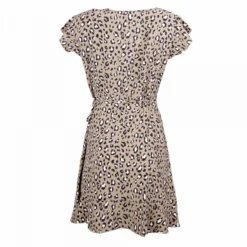 Robe Sans Manches Lacet Cache Coeur Imprimé Léopard Femme ONLY -Tendryne Soldes Boutique robe sans manches lacet cache coeur imprime leopard femme only 1