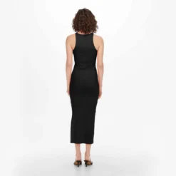 Robe Sans Manches Slim Coton Stretch Femme ONLY -Tendryne Soldes Boutique robe sans manches slim coton stretch femme only 3