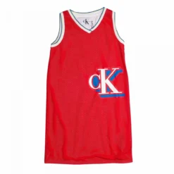 Robe Sans Manches Sportswear Style Basketball Mesh Enfant CALVIN KLEIN
