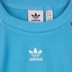 Robe Tee Shirt Manches Courtes Dentelle Adicolor Logo Coton Femme ADIDAS -Tendryne Soldes Boutique robe tee shirt manches courtes dentelle adicolor logo coton femme adidas 2